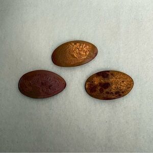 Set of 3 STITCH Tokyo Disneyland Elongated Smashed Coins TDR